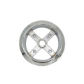 bright chrome gas oven control knob bezel